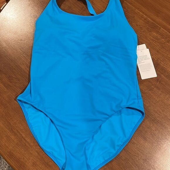 Athleta Malibu one piece swimsuit Santorini blue size XL. - Picture 4 of 9